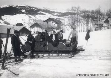 ski megeve traineau duvillard mont arbois